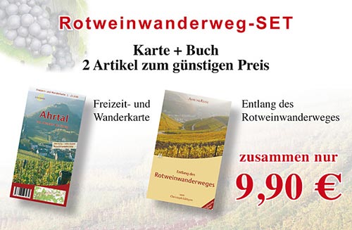 Rotweinwanderweg-Set